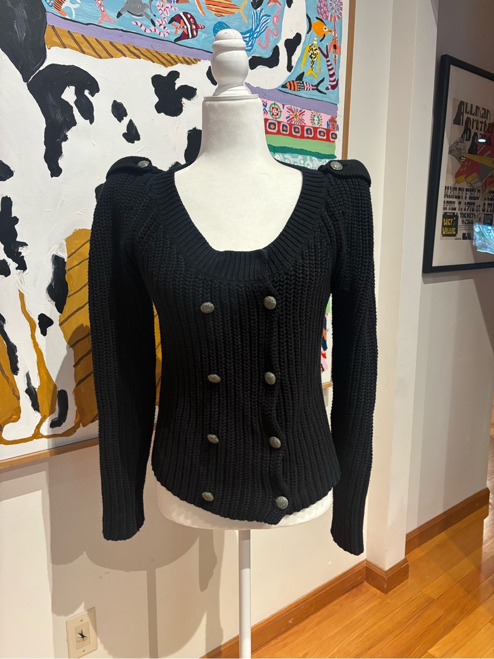 Comptoir Des Cottonniers Dark Navy Cardigan